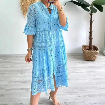 Elegant Floral Women's Dress