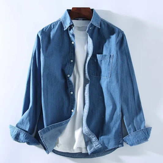 Hudson Ridge Men's Denim Shirt - VibreMode