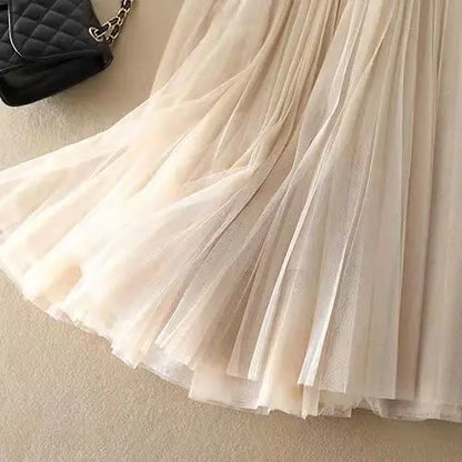 Women's Pleated Flowy Skirt