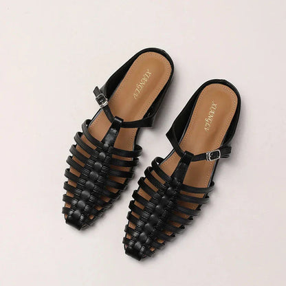 Women's Buckle Flats