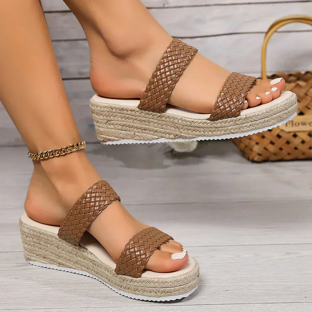 Elle | Ladies Comfortable Espadrille Flat Shoes