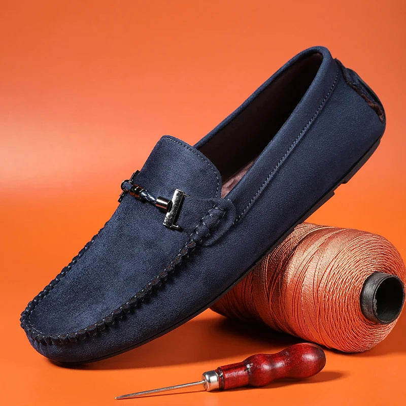 Luxurious Leather Slip On Shoes