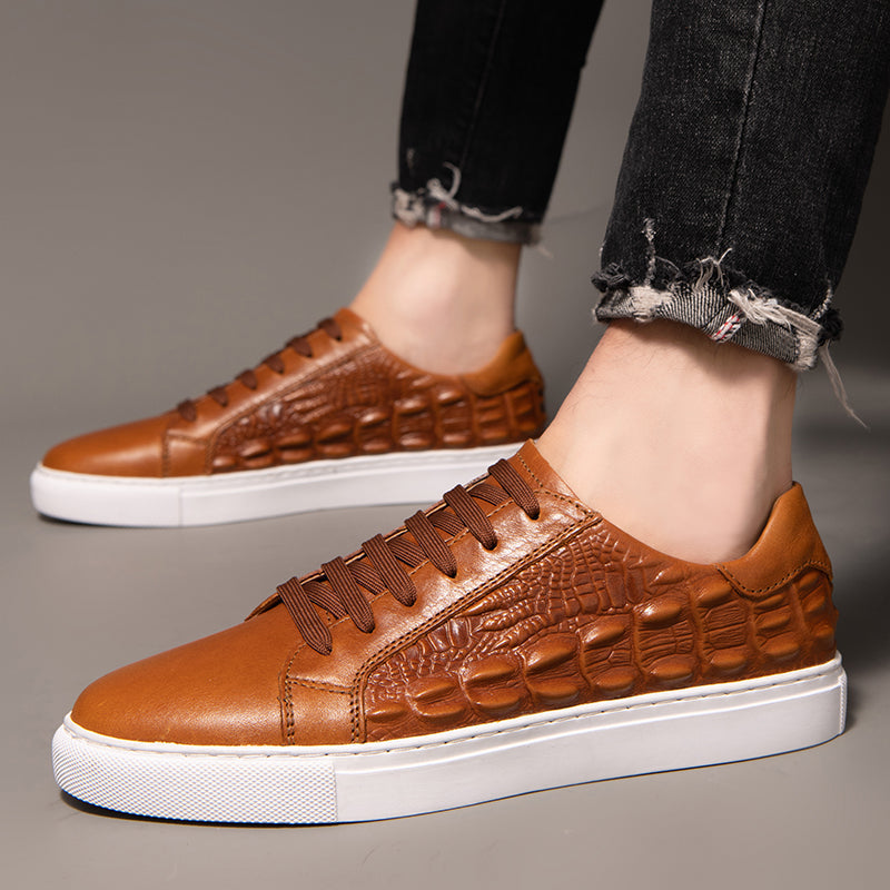 Premium Genuine Leather Trainers