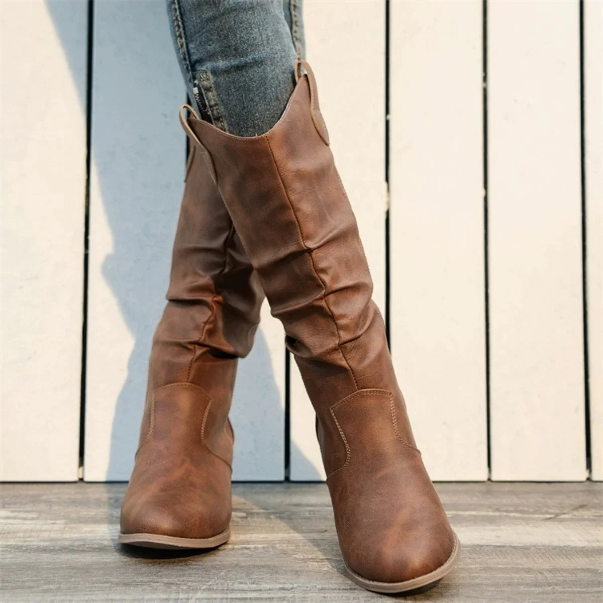 Women's Western Mid Calf Boots