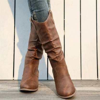 Women's Western Mid Calf Boots