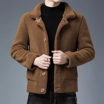 Luxurious Sheepskin Leather Jacket