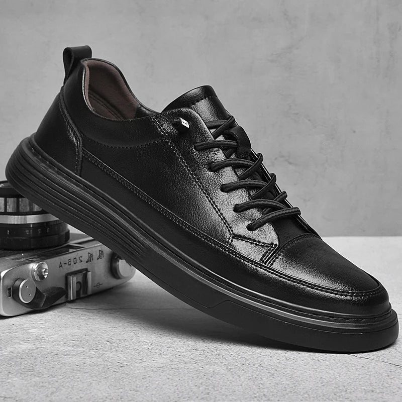 Men's Low- Sneakers Lace-Up Closure - VibreMode