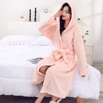 Women's Fleece Lounge Robe