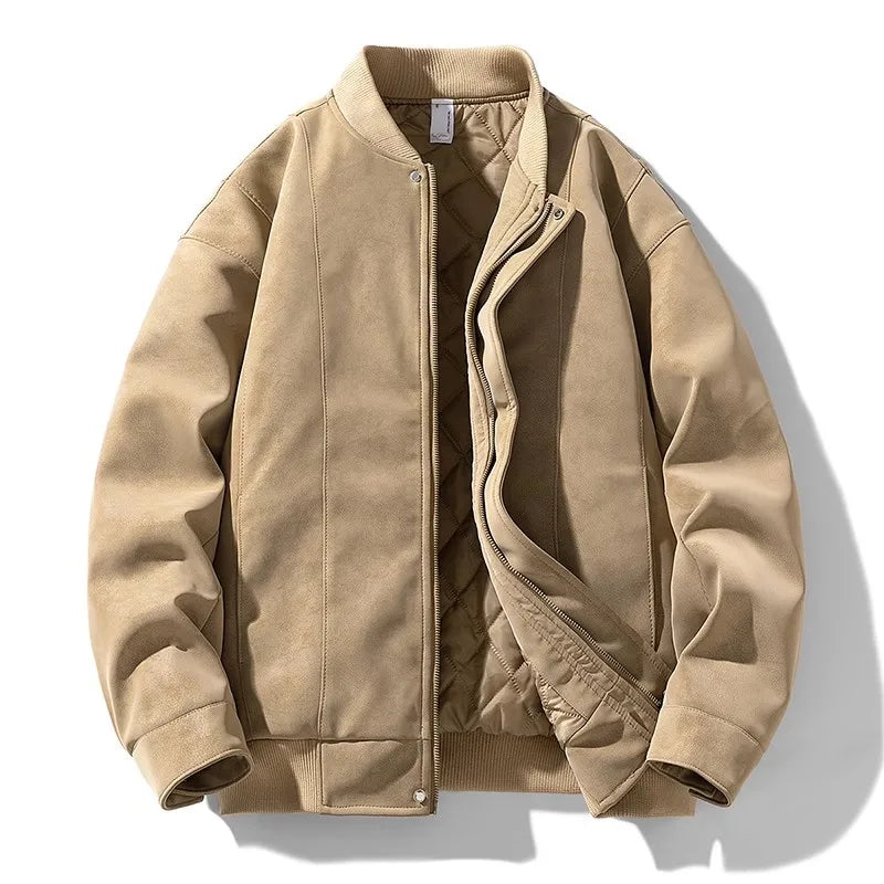 Henderson Men's Suede Leather Jacket - VibreMode