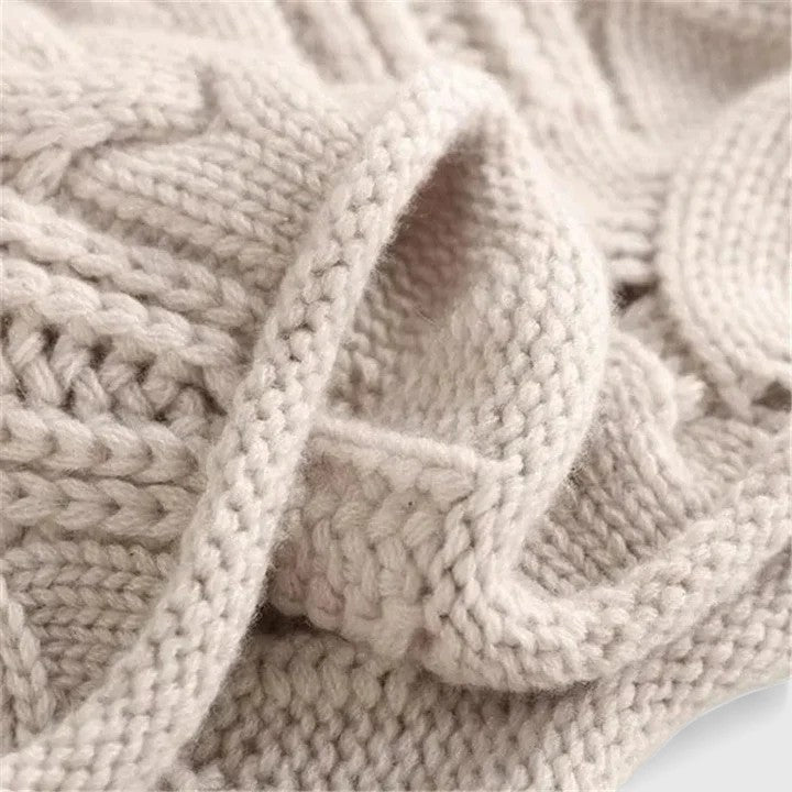 Soft Cable Knit Women's Turtleneck Jumper