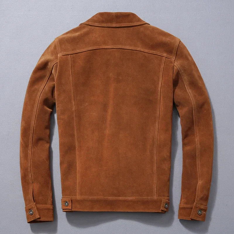 Soft Suede Leather Jacket