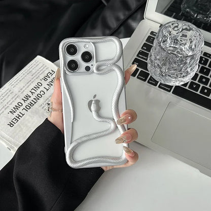 Edgy Black iPhone Cover