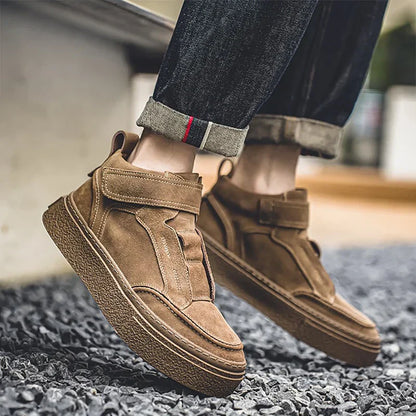 Brunello Men's Suede Leather Sneakers