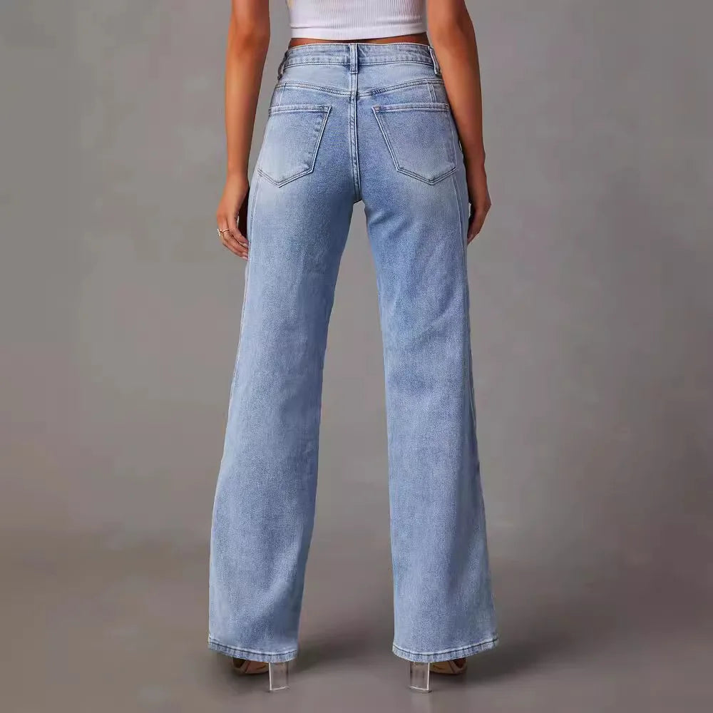 Comfortable Loose Fit Women's Jeans