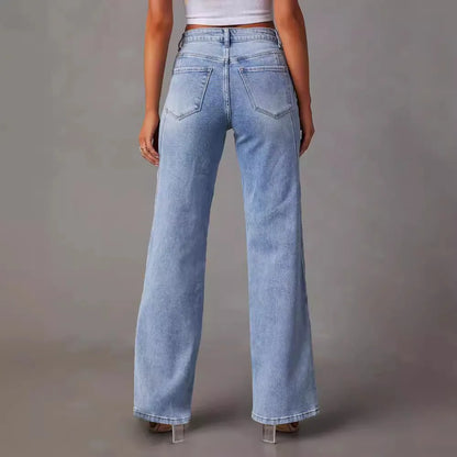 Comfortable Loose Fit Women's Jeans