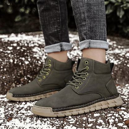 Rugged Mens Ankle Boots