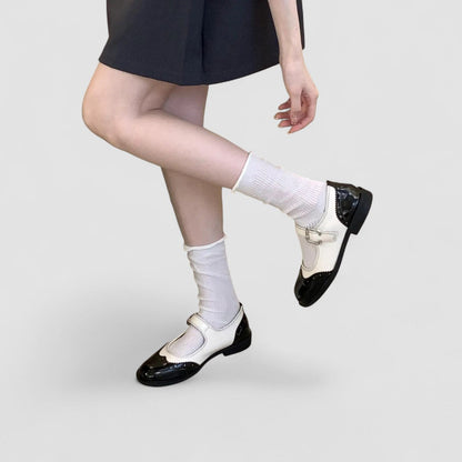 Women's Mary Jane Shoes Closed Toe Buckle