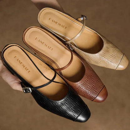 Women's Genuine Leather Mules
