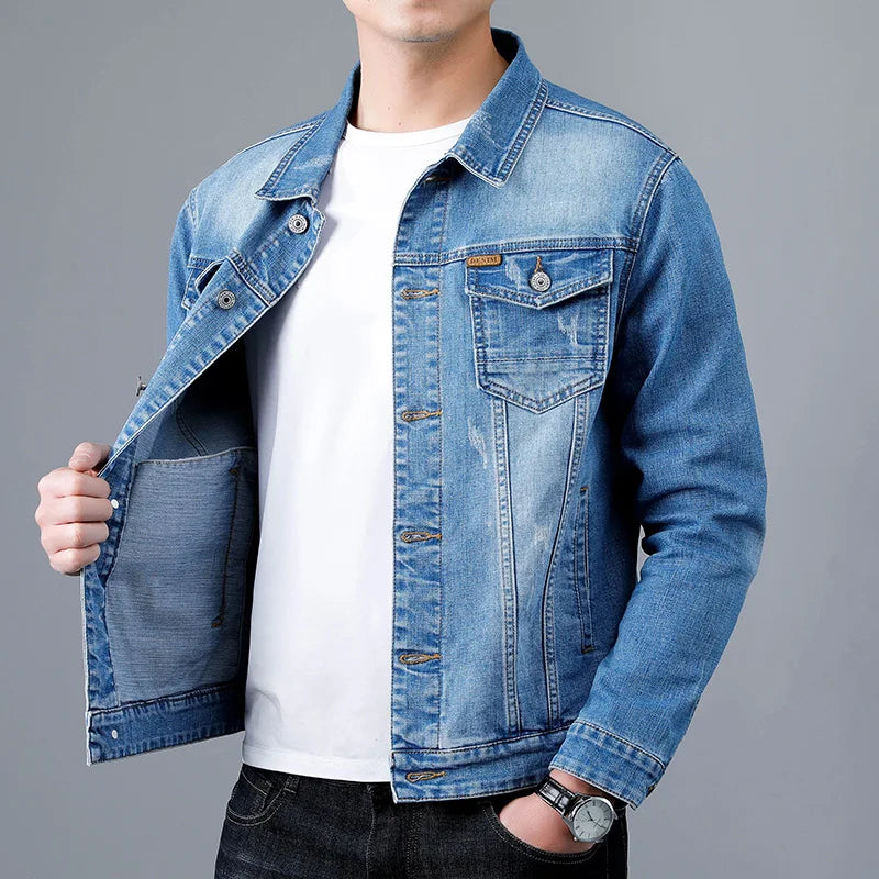 Rugged Blue Jeans Jacket - VibreMode