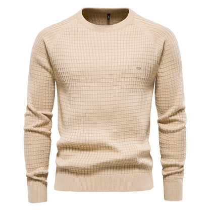 Classic Men's Patterned Crew Sweater