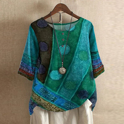 Vintage Style Women's Blouse