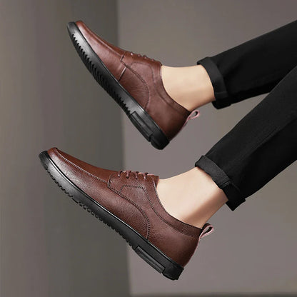 Brown Real Leather Shoes