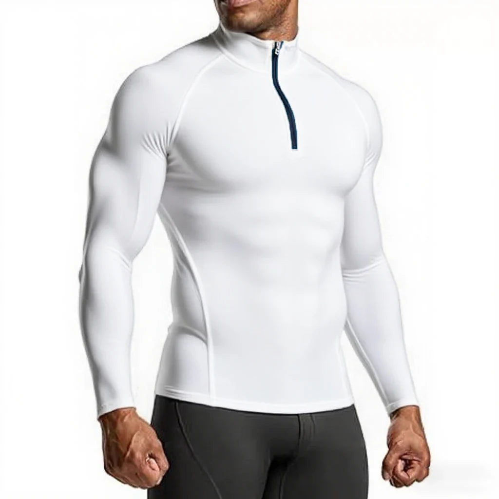 Nova Mens Compression Half Zip Shirt