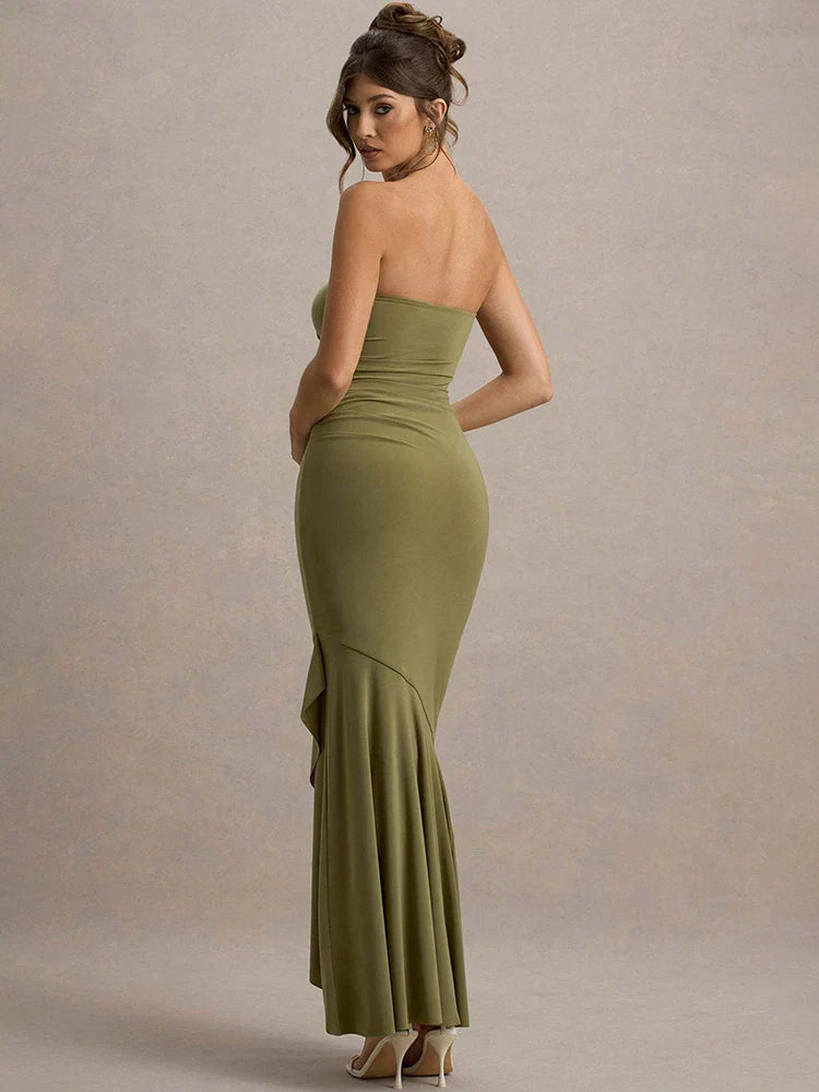 Women's Off Shoulder Maxi Dress