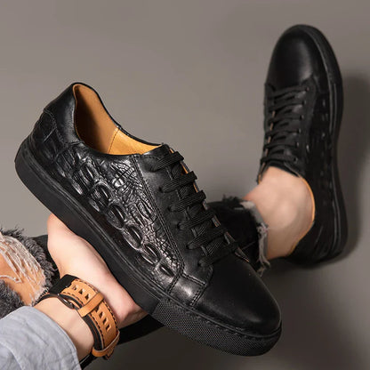 Premium Genuine Leather Trainers