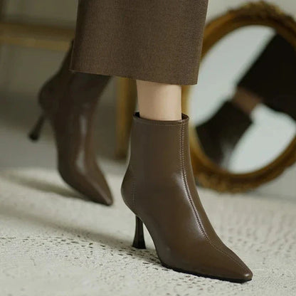 Stylish Low Heel Ankle Boots