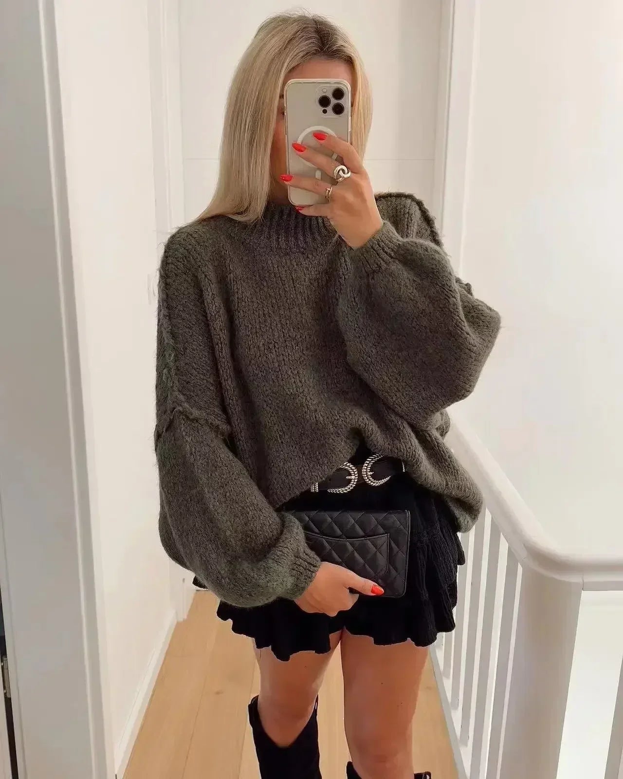 Women's Oversized Sweater Dress
