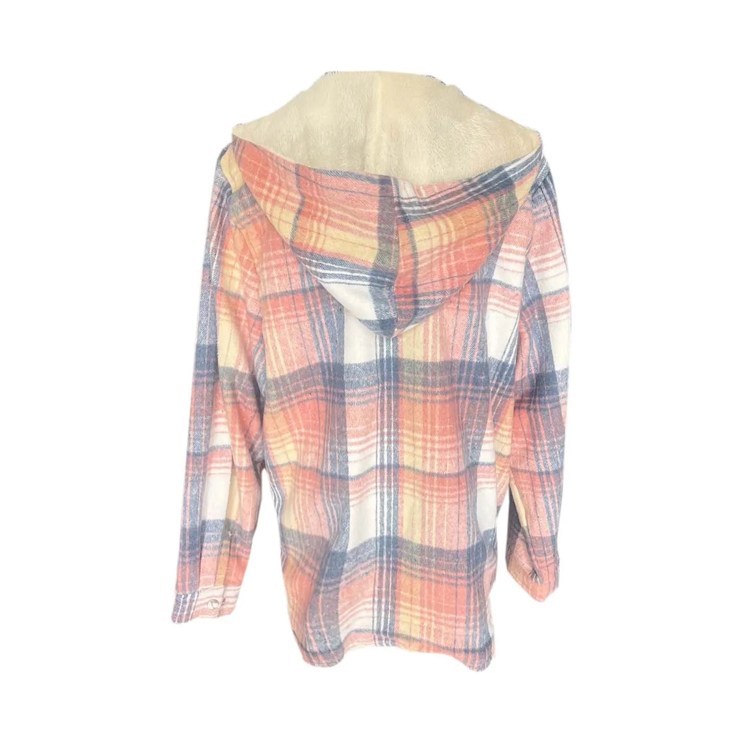 Women's Plaid Sherpa Jacket