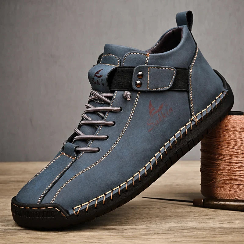 Authentic Brown Leather Boots - VibreMode