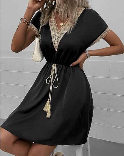 Relaxed Fit V Neck Floral Maxi Dress for Women