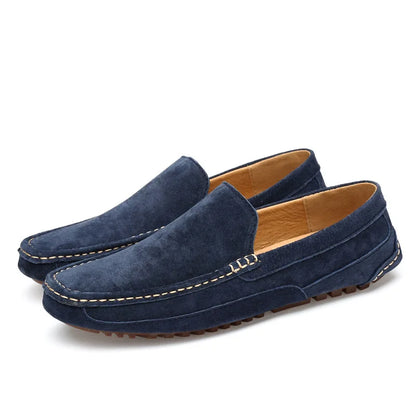 Men's Suede Loafers Malta Brown