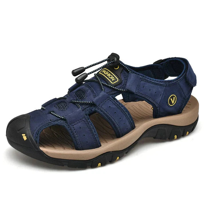 Men's Closed Toe Sandals Adjustable Strap
