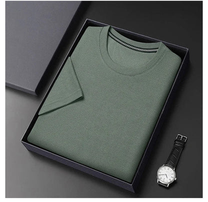 Men's Textured Short Sleeve T-Shirt