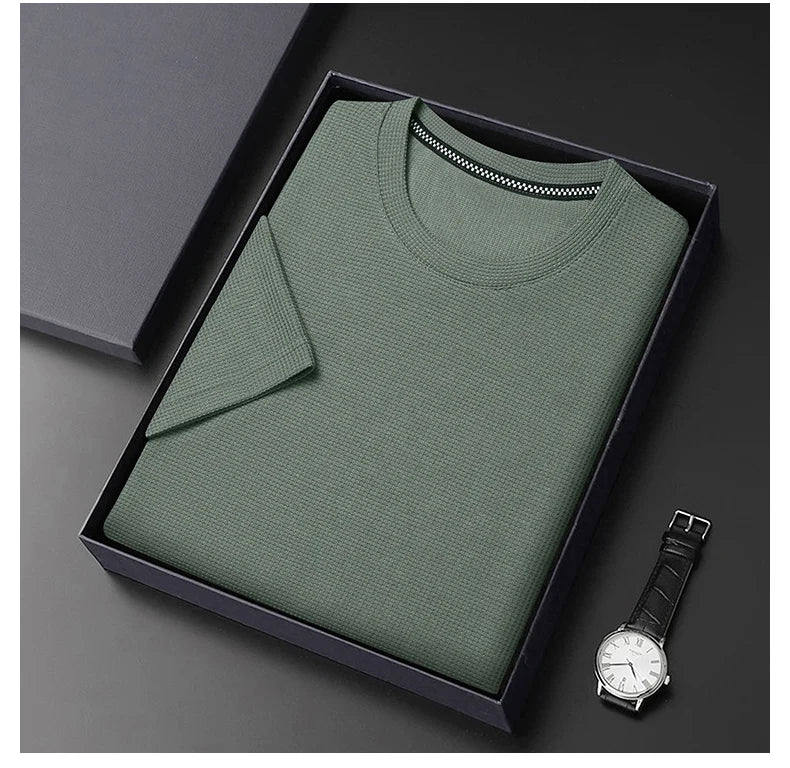 Cotton Waffle Weave Shirt