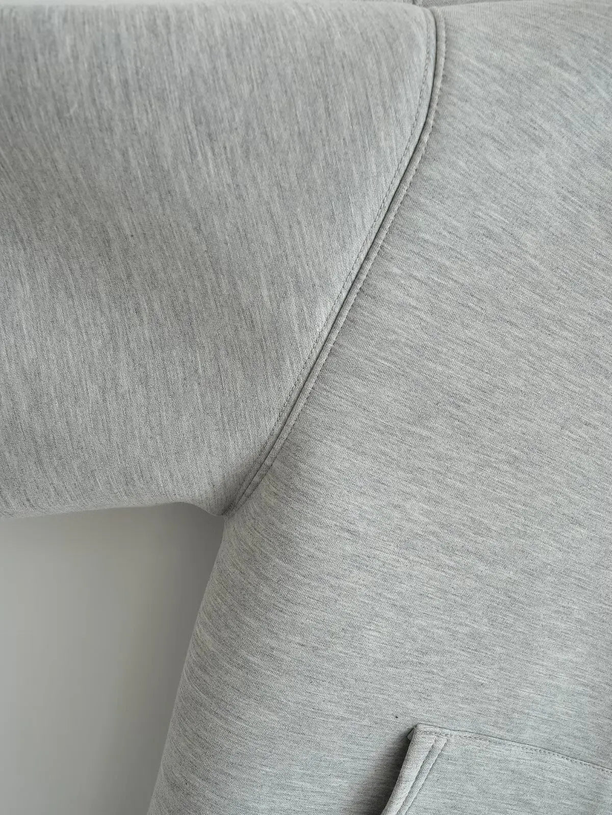 Women's Oversized Zip Hoodie Cotton Casual Grey