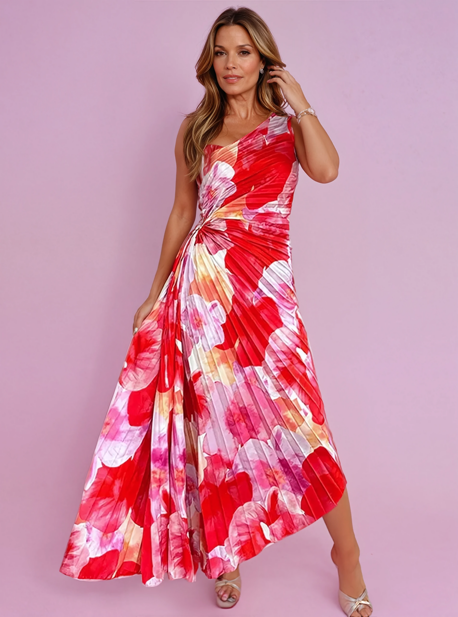 Floral Ruffle Sundress for Women - VibreMode