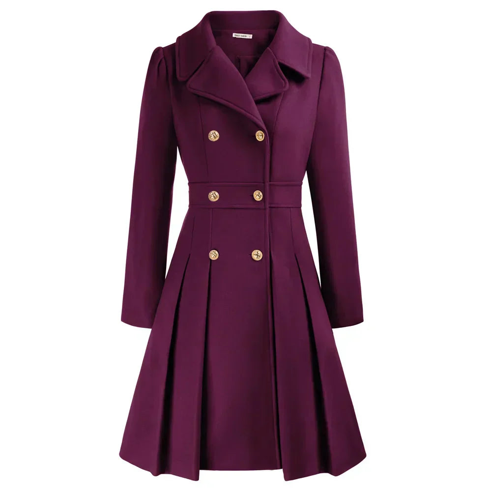 Women's Wool A-Line Peacoat