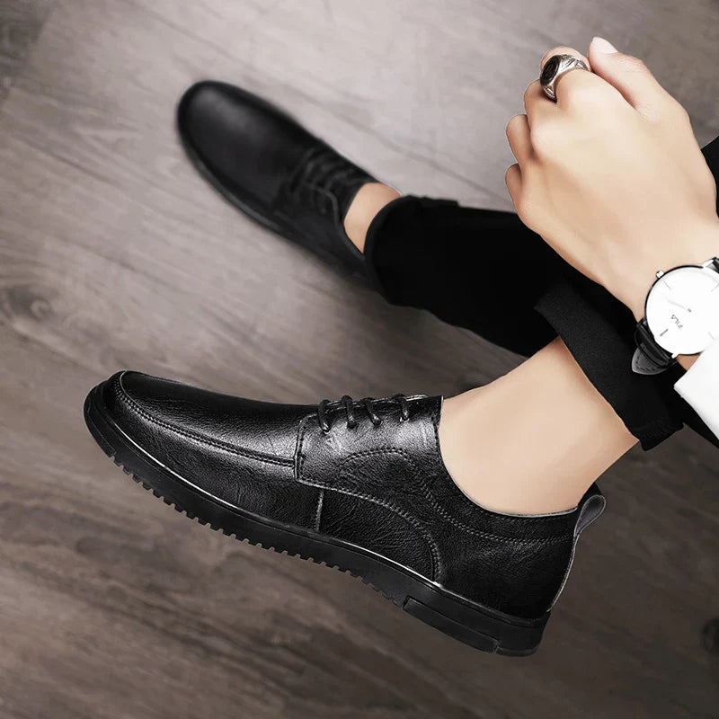 Brown Real Leather Shoes