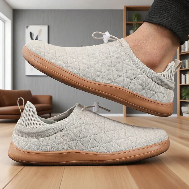 Men's Comfortable Zero Drop Running Shoes Lightweight Breathable Sneakers