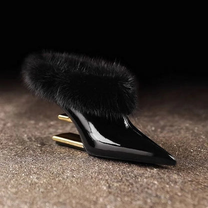 Women's Furry High Heels
