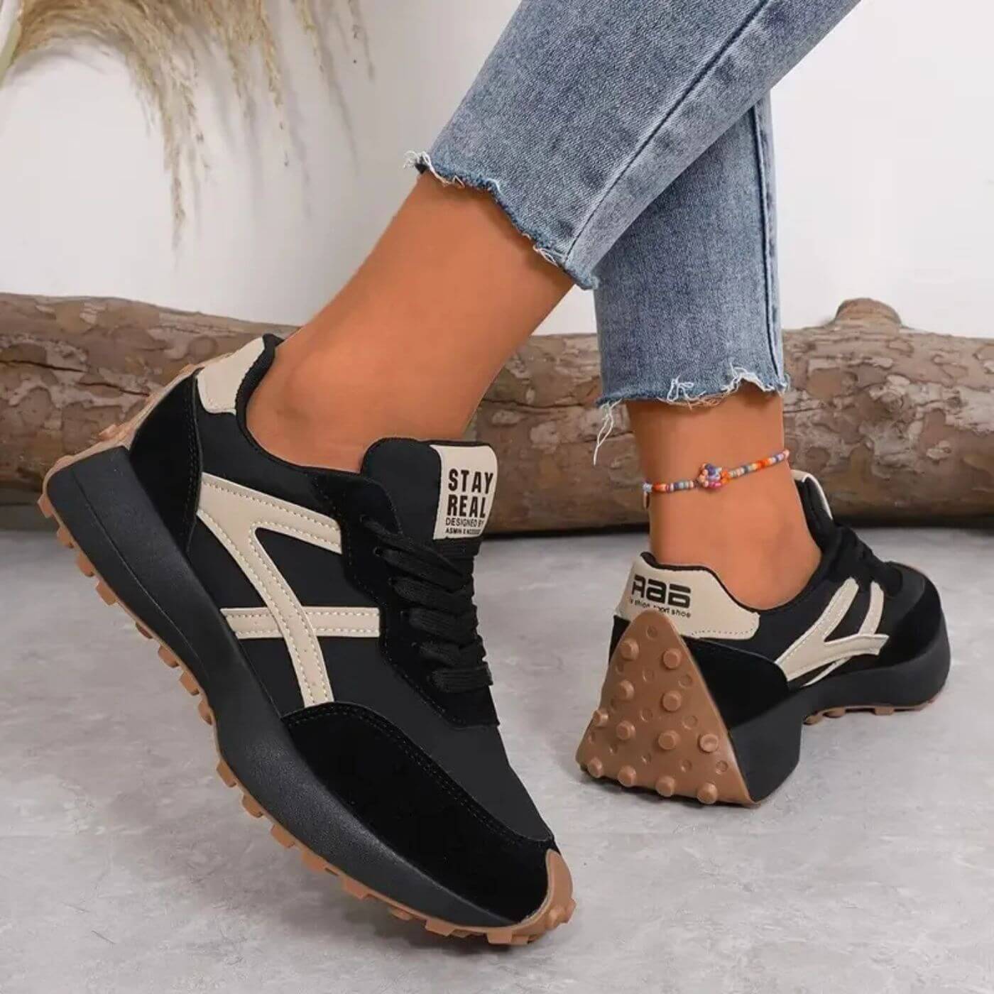 Women's Lace Up Sneakers Sporty Trainers