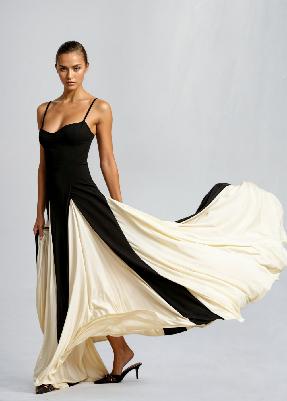 Elegant Floor Length Evening Dress