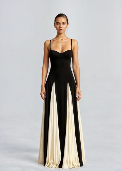 Elegant Floor Length Evening Dress - VibreMode