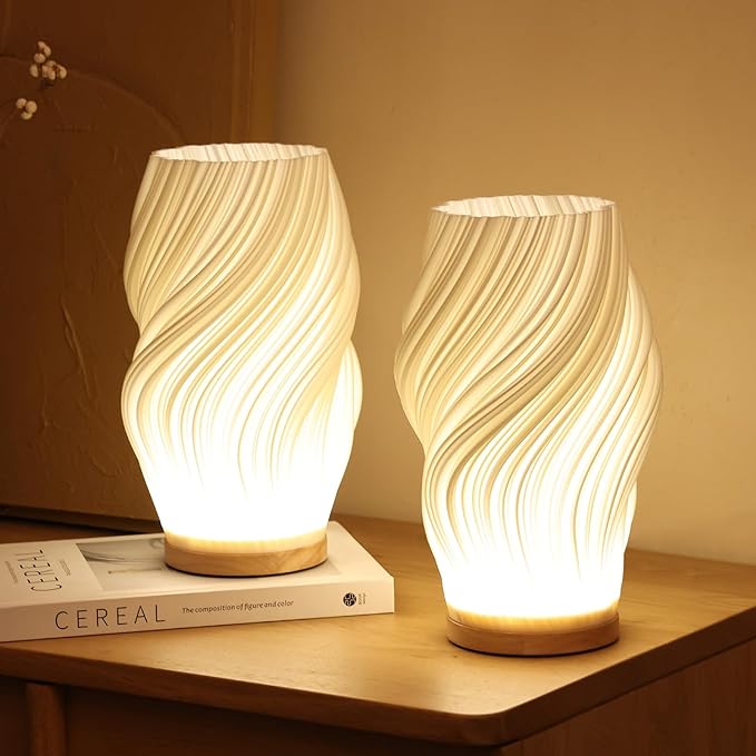 Modern Swirl Led Table Lamp - VibreMode