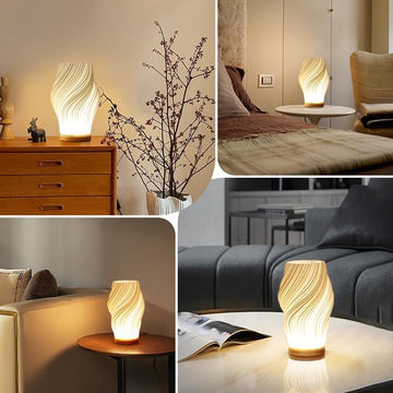 Modern Swirl Led Table Lamp