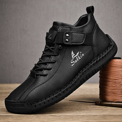 Authentic Brown Leather Boots